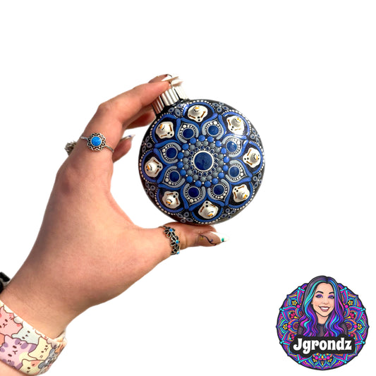 3” Melting Snowman Mandala Ornament
