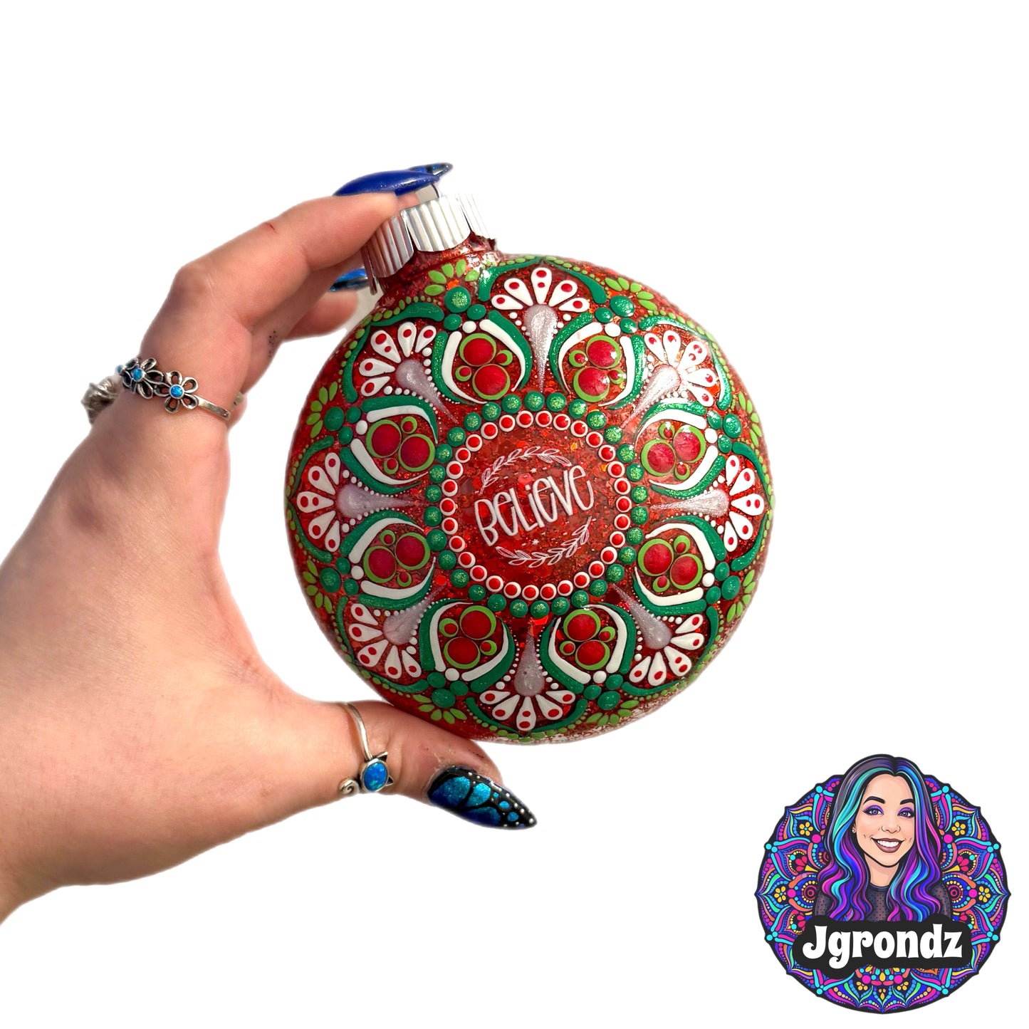4” Mandala Ornament