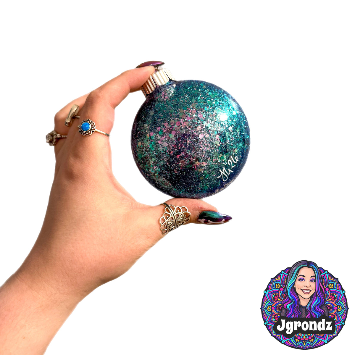 3” Snowflake Mandala Ornament