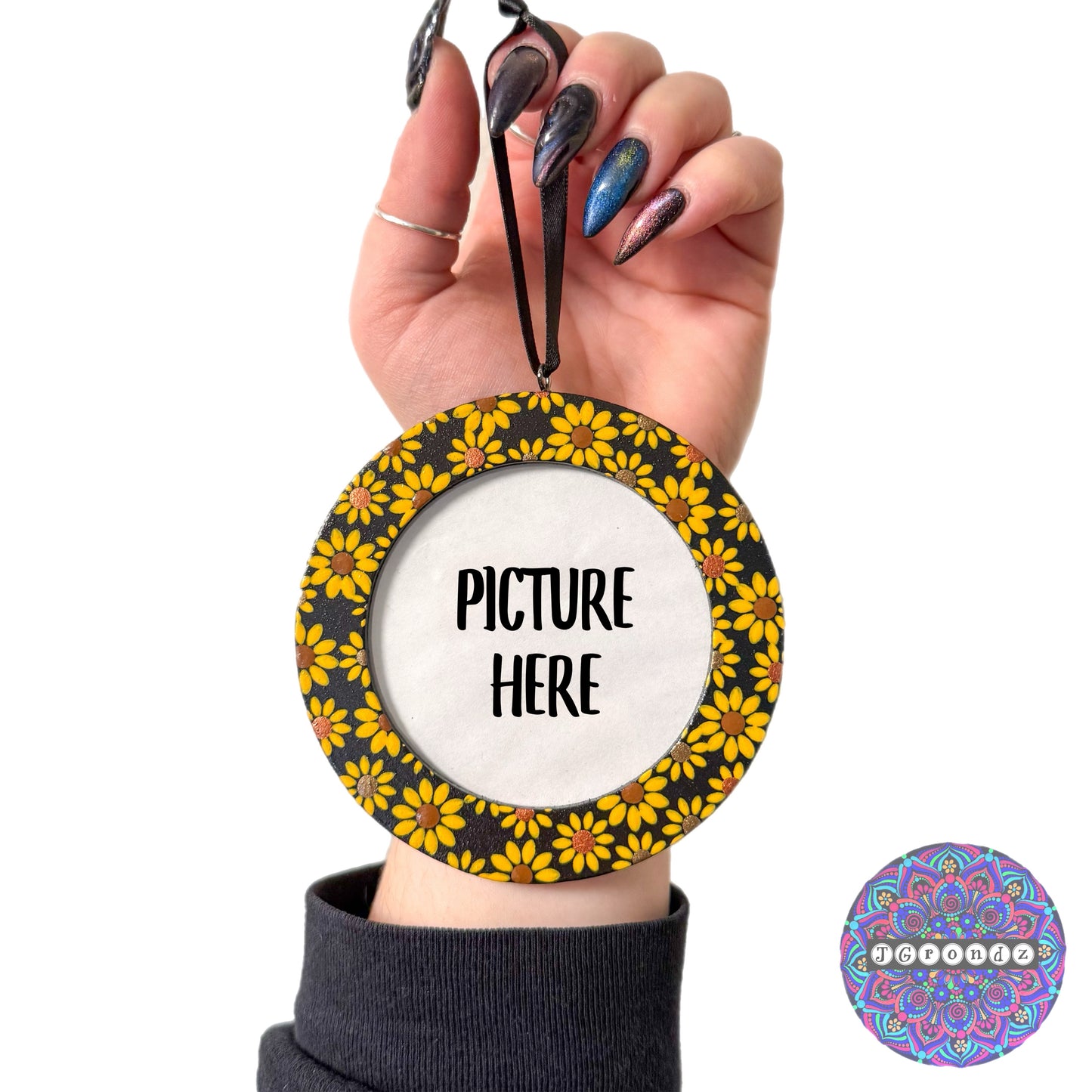 Picture Frame Ornament - Sunflower