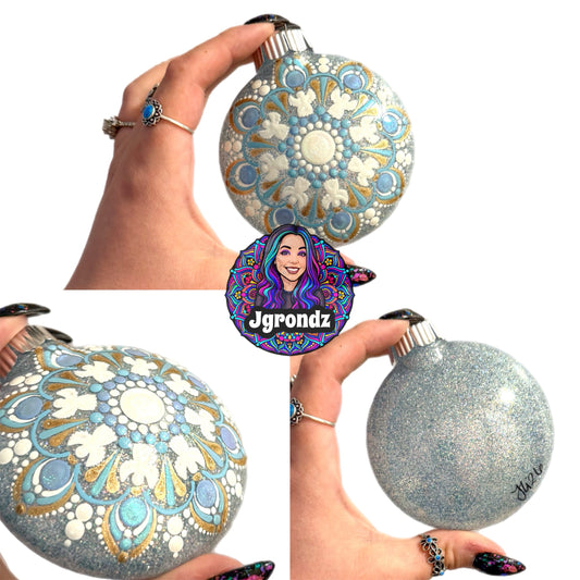 3” Angel Mandala Ornament