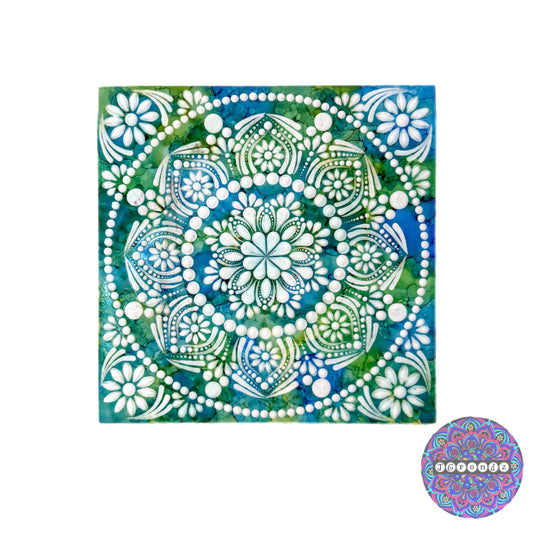 Alcohol Ink & Mandala Painting