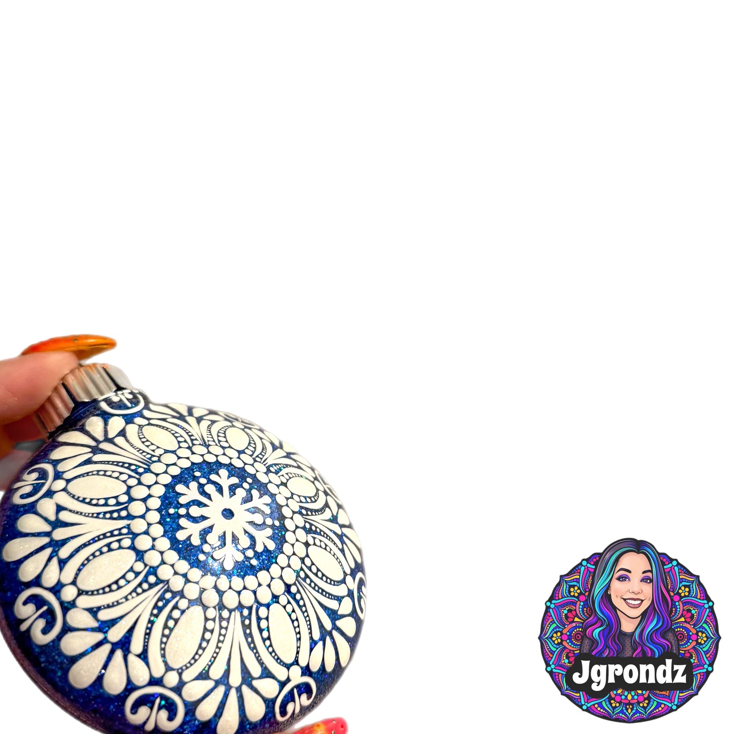 3” Snowflake Mandala Ornament