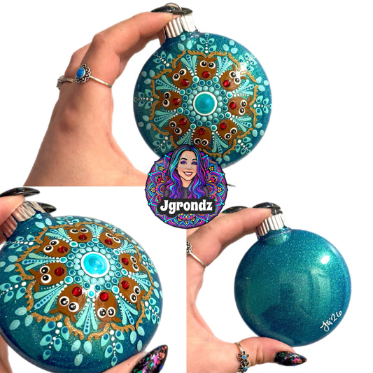 3” Reindeer Mandala Ornament