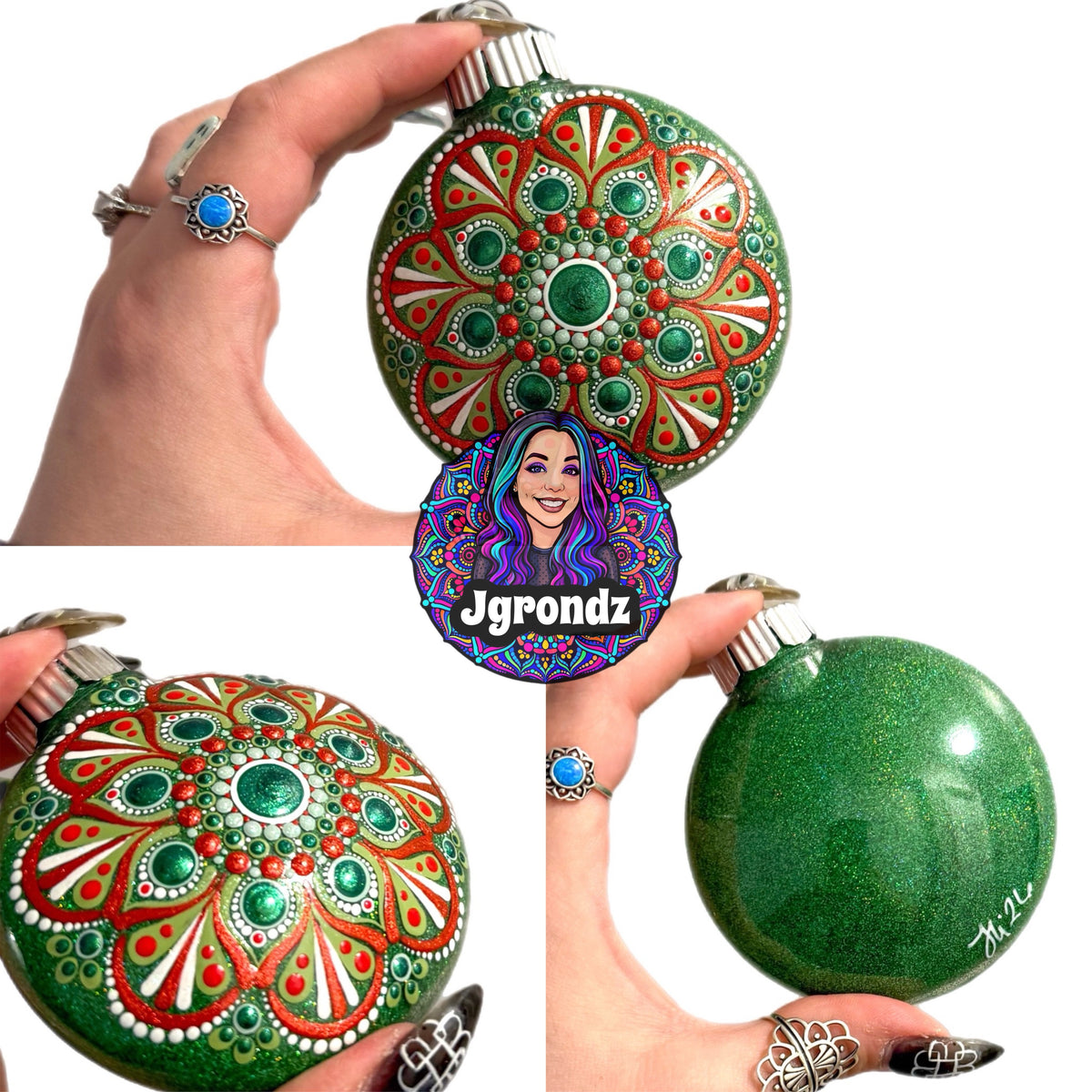 3” Mandala Ornament