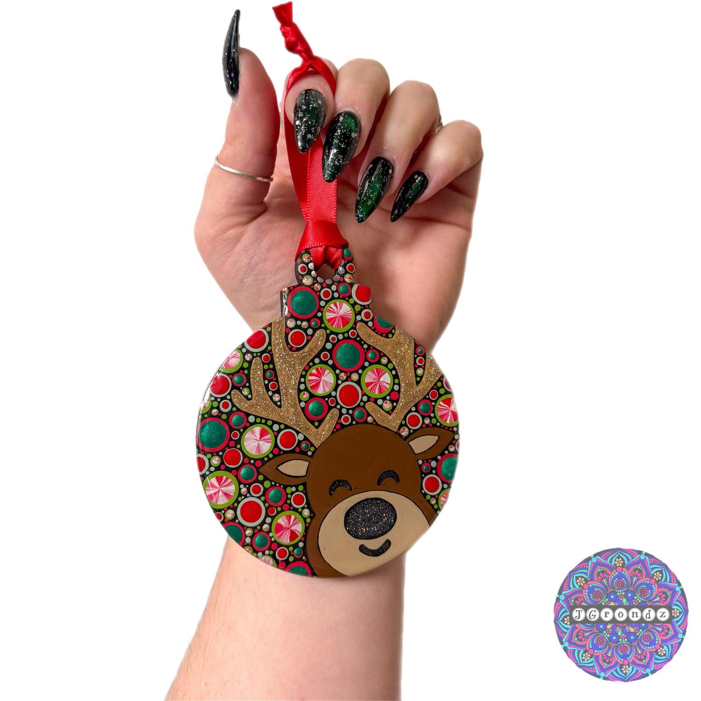 Reindeer 4” Wood Ornament