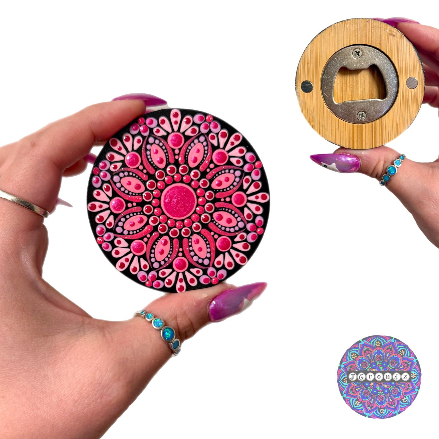 Mandala Magnet Bottle Opener