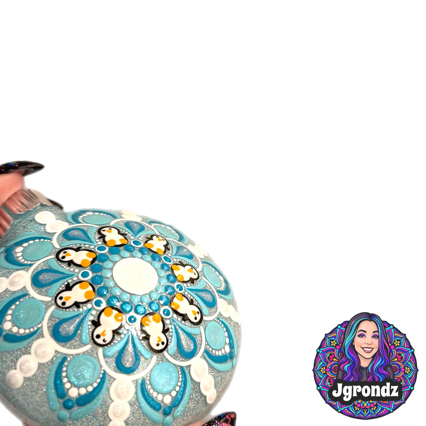 3” Penguin Mandala Ornament