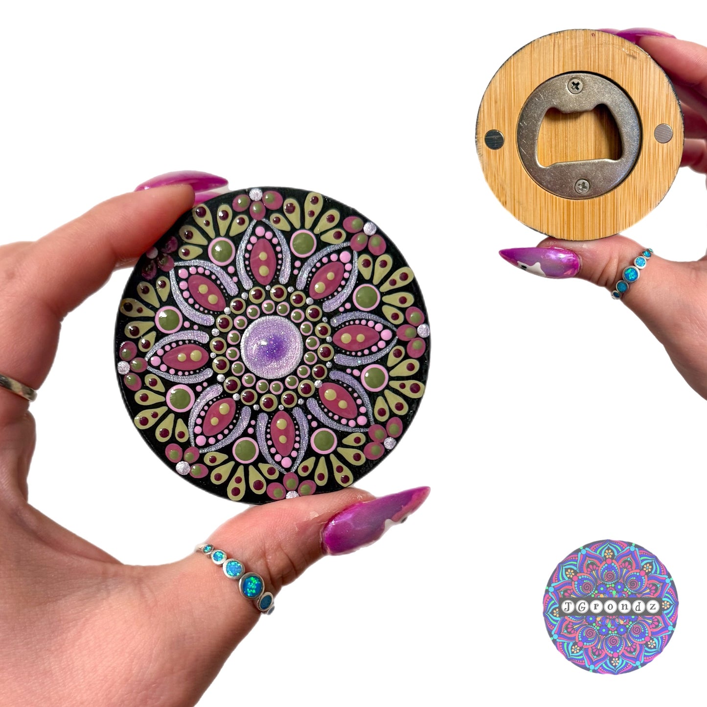 Mandala Magnet Bottle Opener