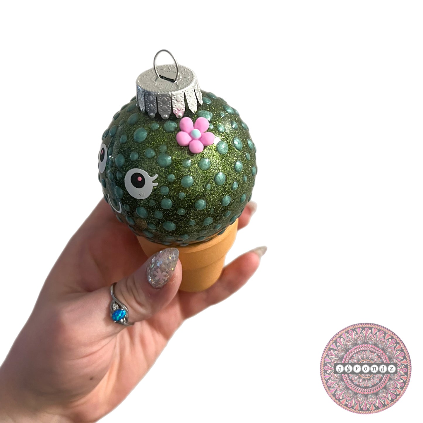 Cute Cactus Ornament