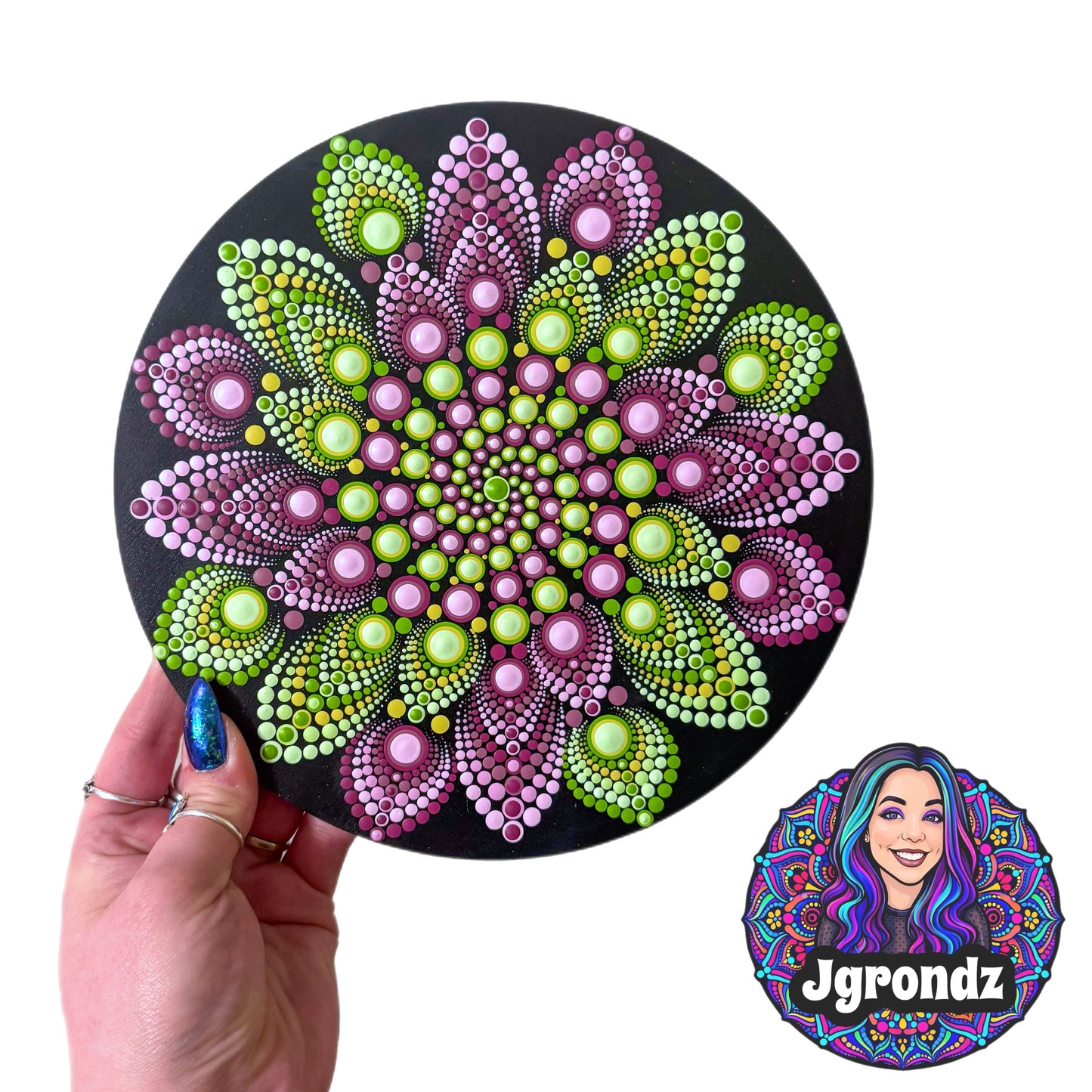 Spiral Mandala Painting