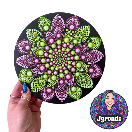 Spiral Mandala Painting