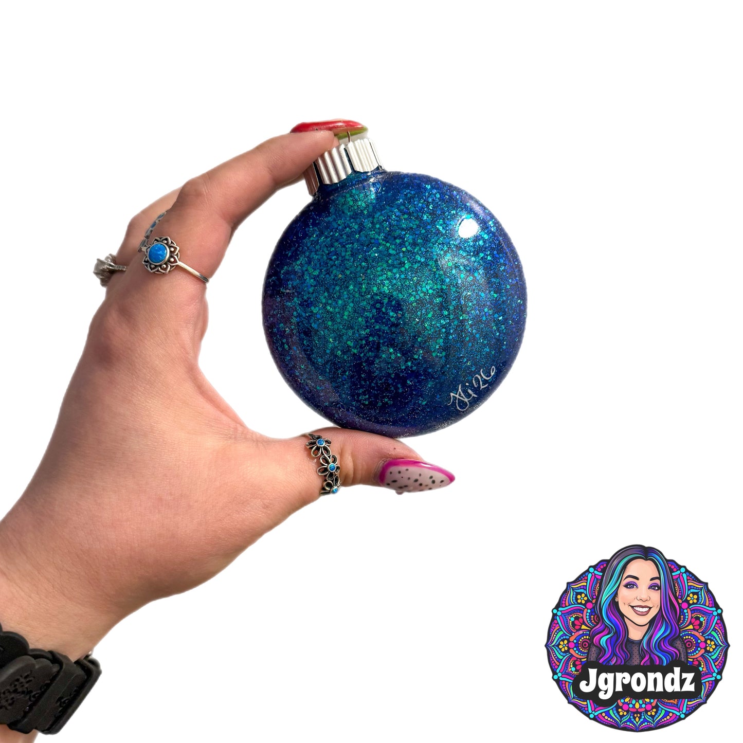 3” Snowman Mandala Ornament
