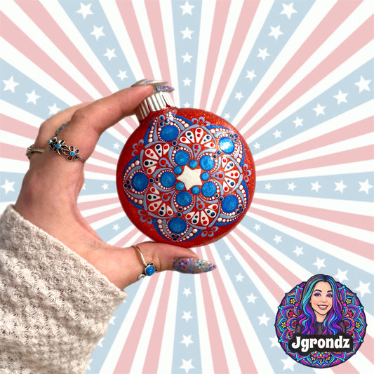 3” 250th Anniversary Mandala Ornament