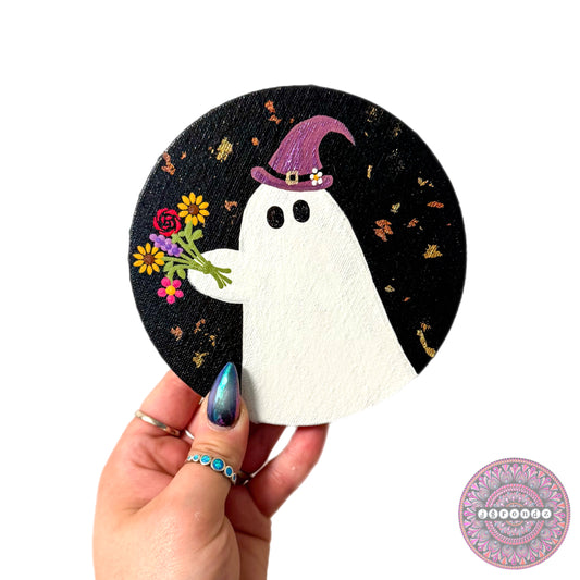 5” Ghosty Canvas Painting
