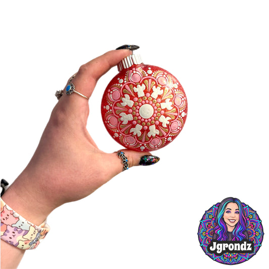3” Angel Mandala Ornament
