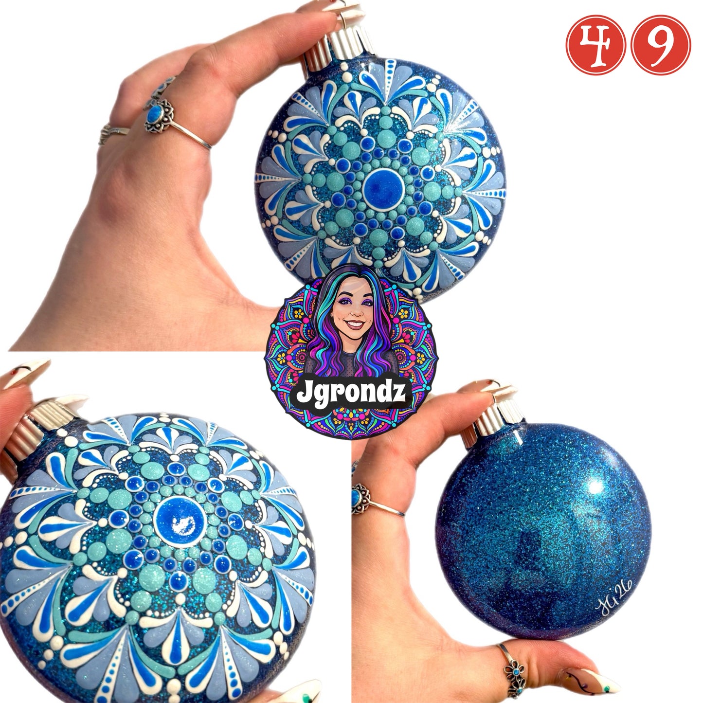 3” Mandala Ornament