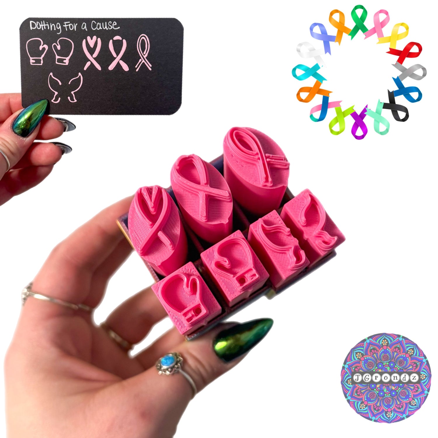 (NEW) Flex Filament 3D Printed Dotting Tools