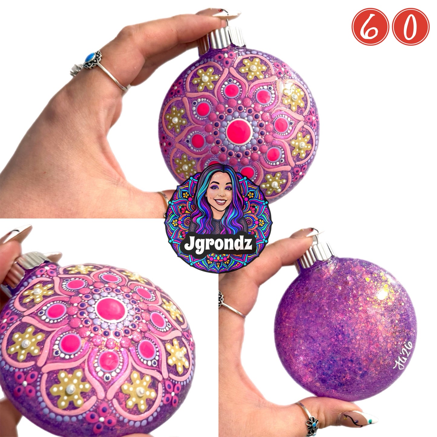 3” Cookie Mandala Ornament