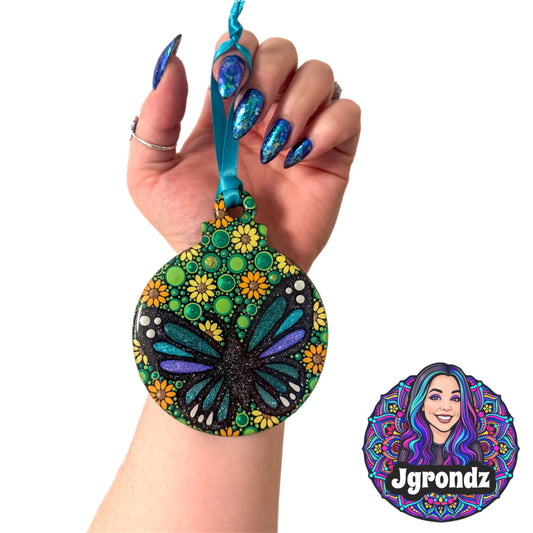 Butterfly 4” Wood Ornament