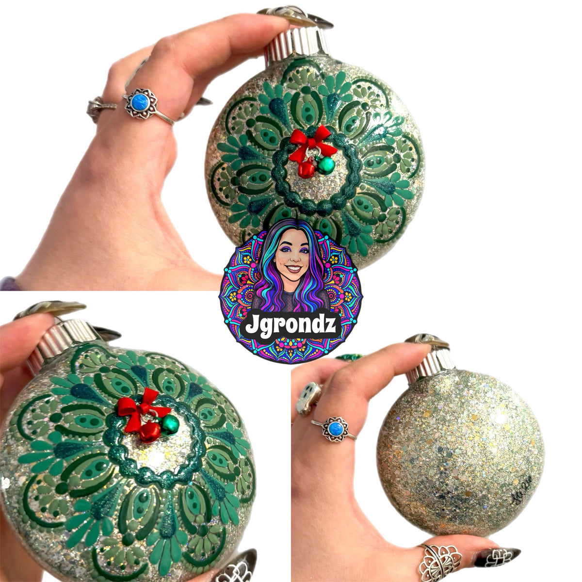 3” Wreath Mandala Ornament