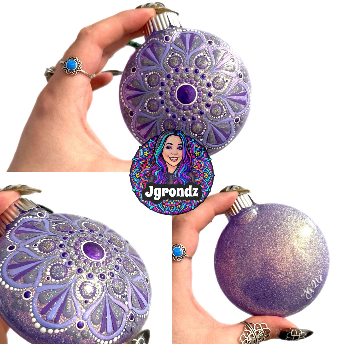 3” Mandala Ornament