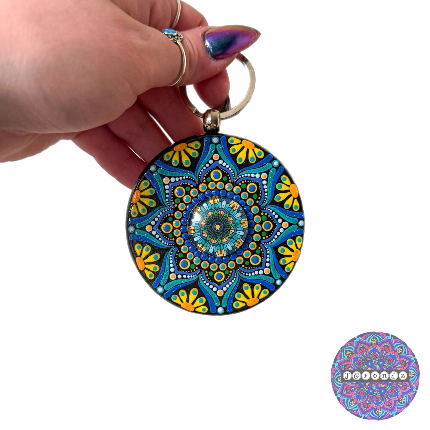 Mandala Purse Pendant 3”