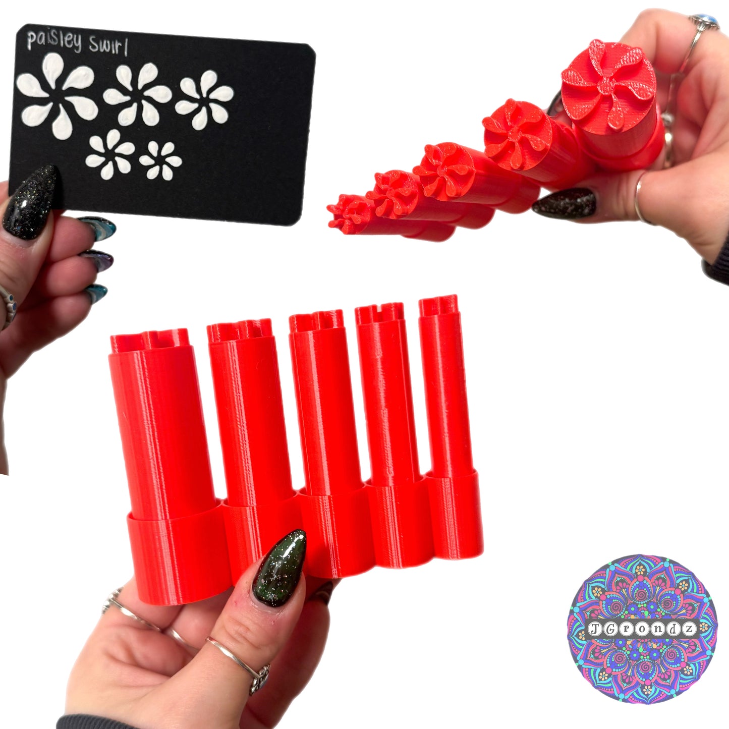 FLEX Paisley Swirl Flower