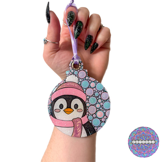 Penguin 4” Wood Ornament