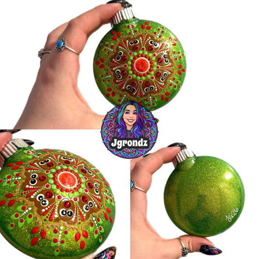 3” Reindeer Mandala Ornament