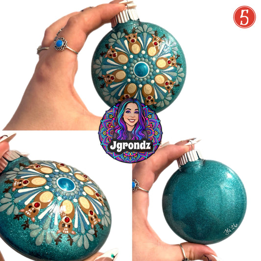 3” Deer Mandala Ornament