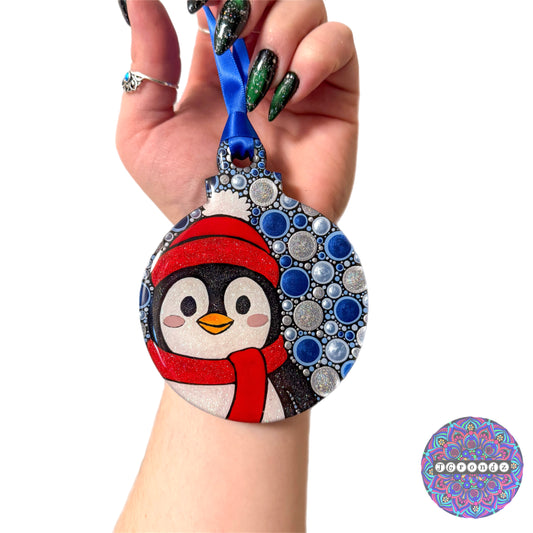 Penguin 4” Wood Ornament