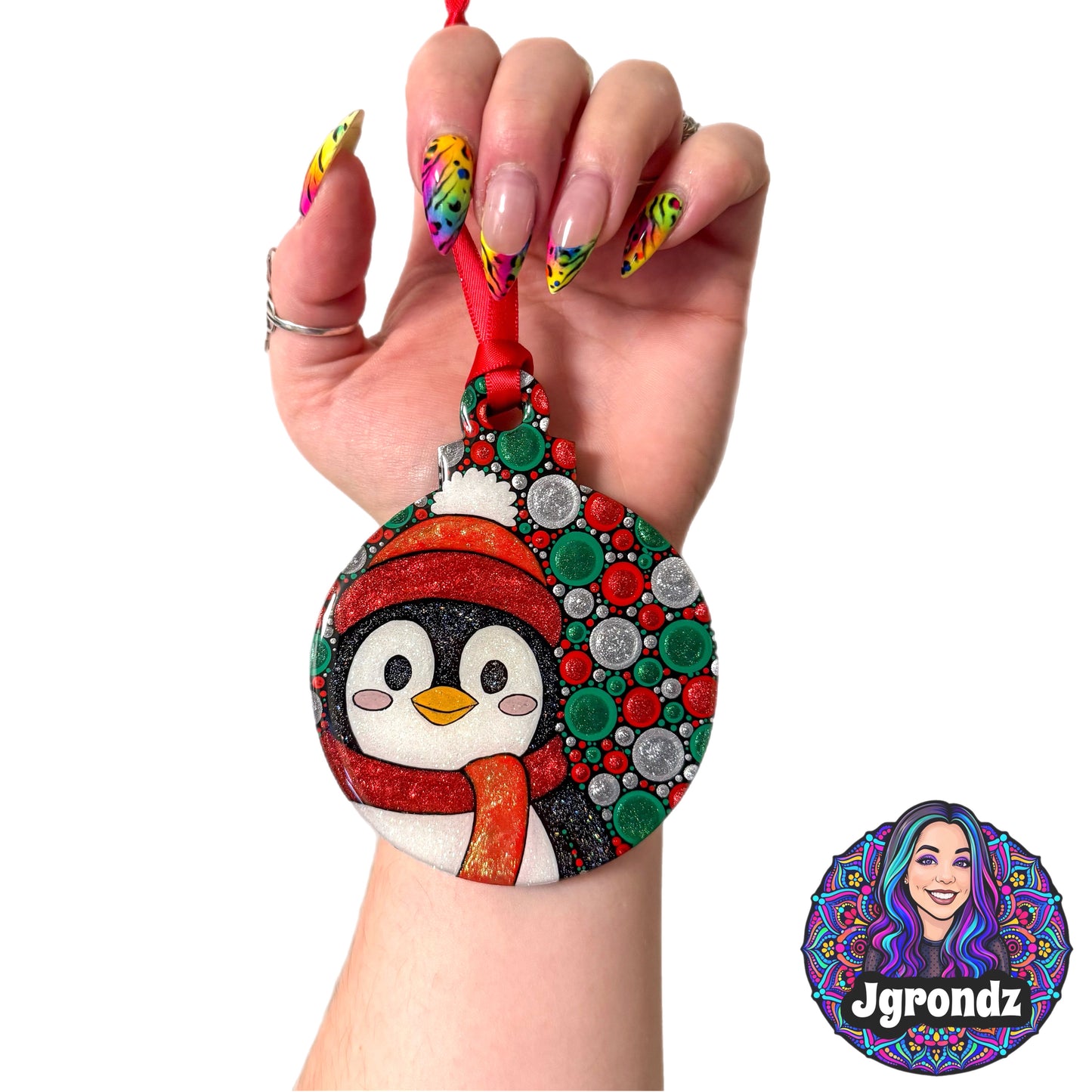 Penguin 4” Wood Ornament