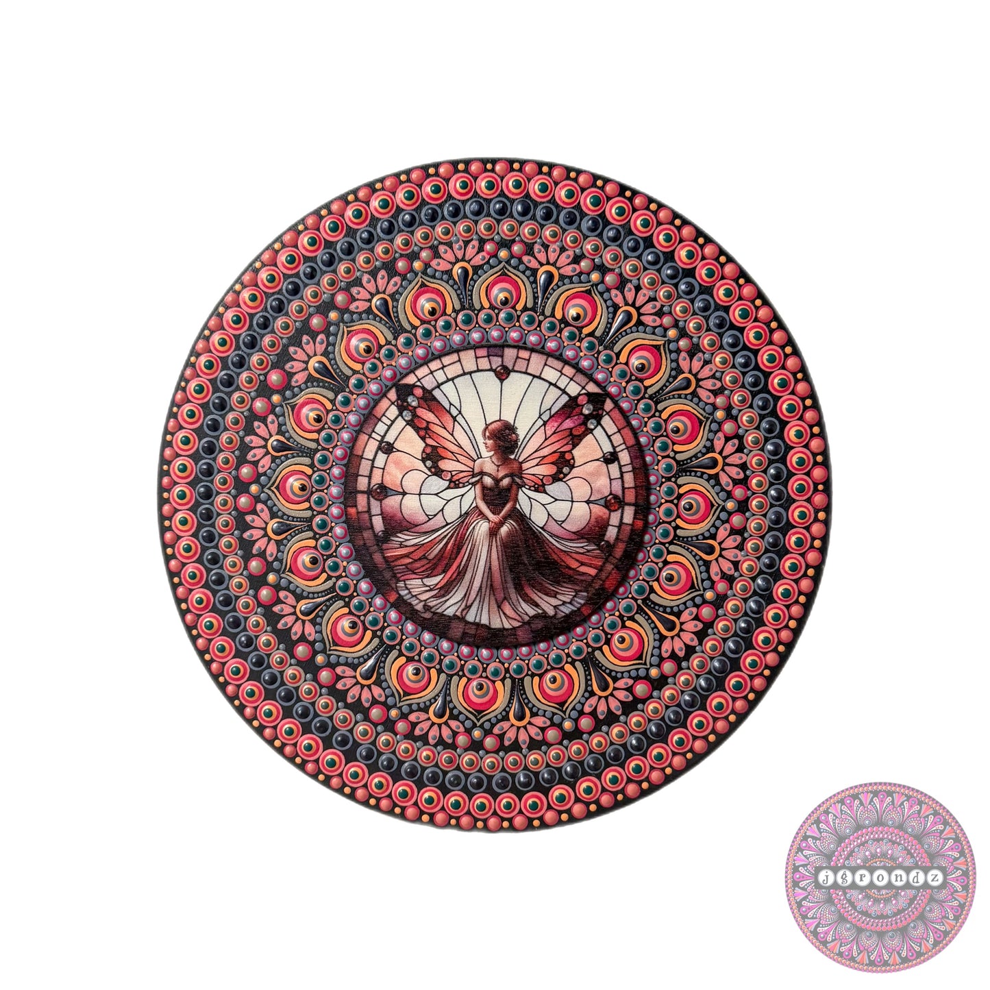 8.5” Fairy Mandala Painting