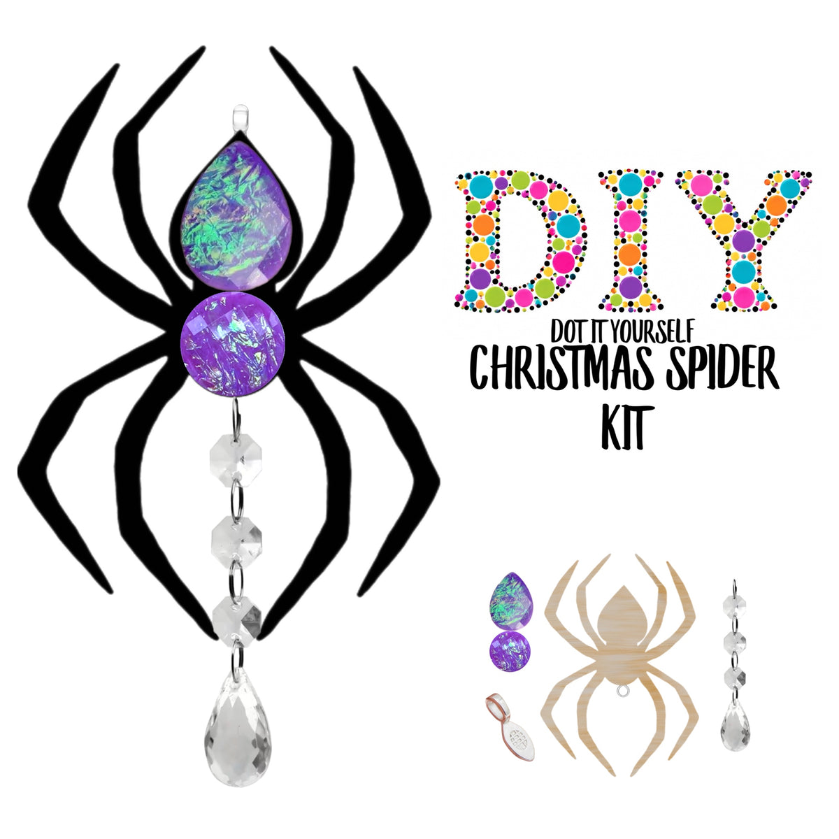 DIY Christmas Spider Kit