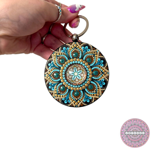 Mandala Purse Pendant 3”