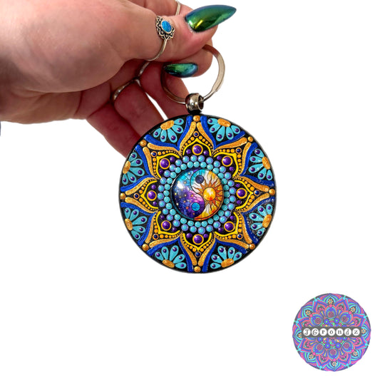 Celstial Mandala Purse Pendant 3”