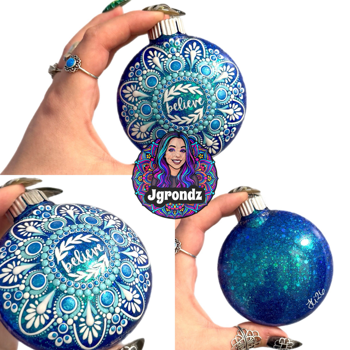 3” Mandala Ornament