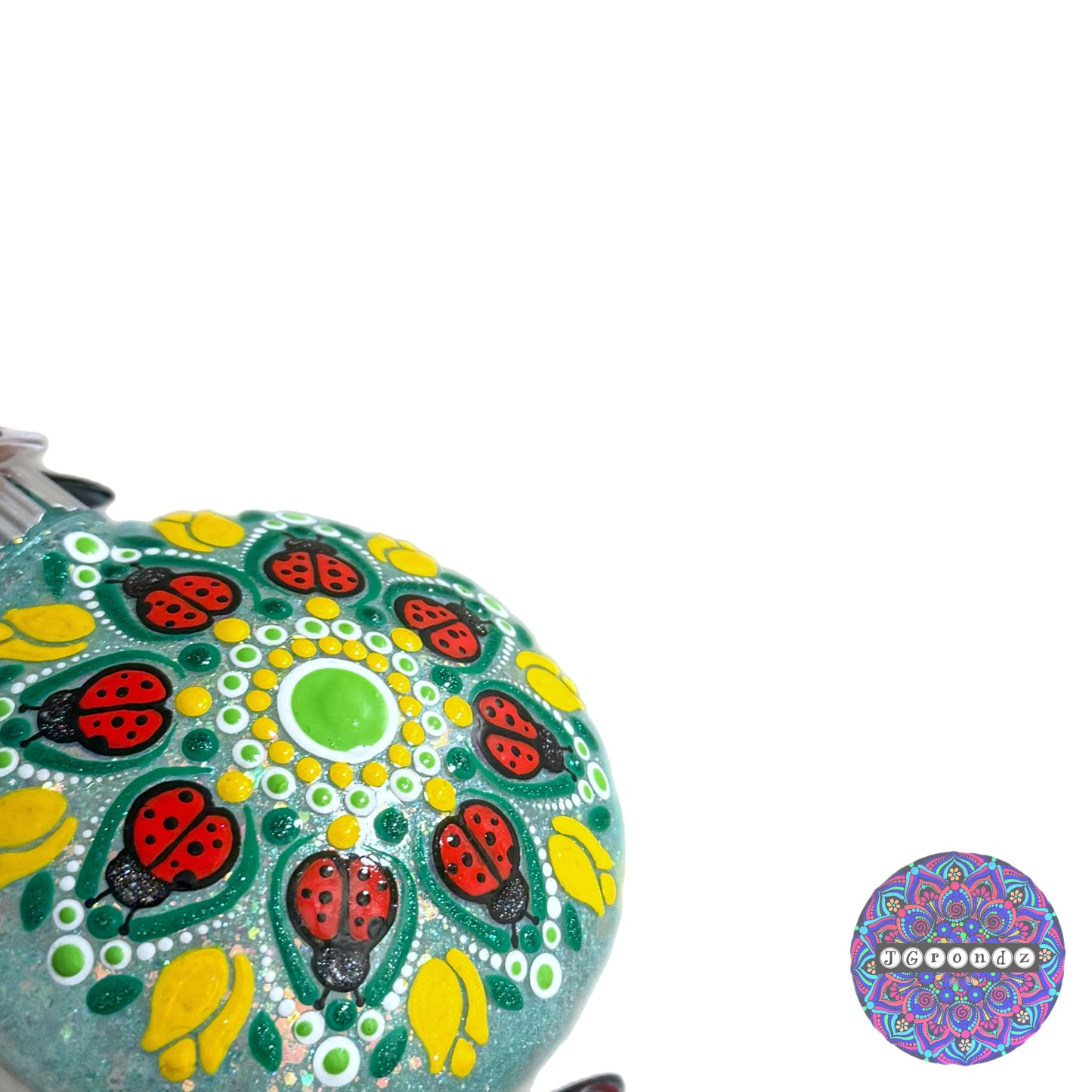 3” Ladybug Mandala Ornament