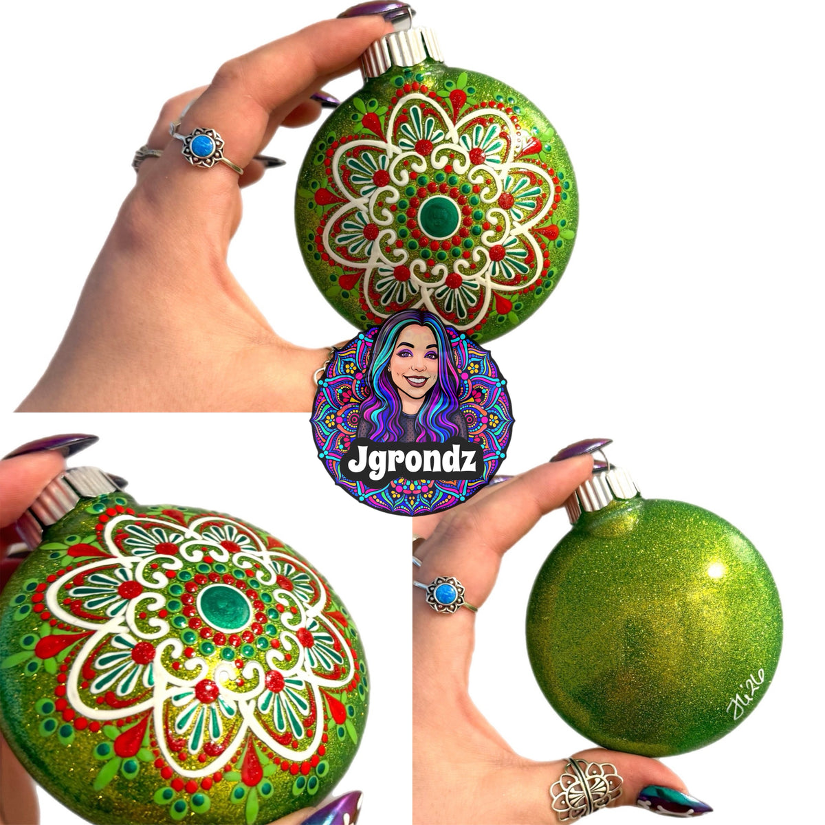 3” Mandala Ornament