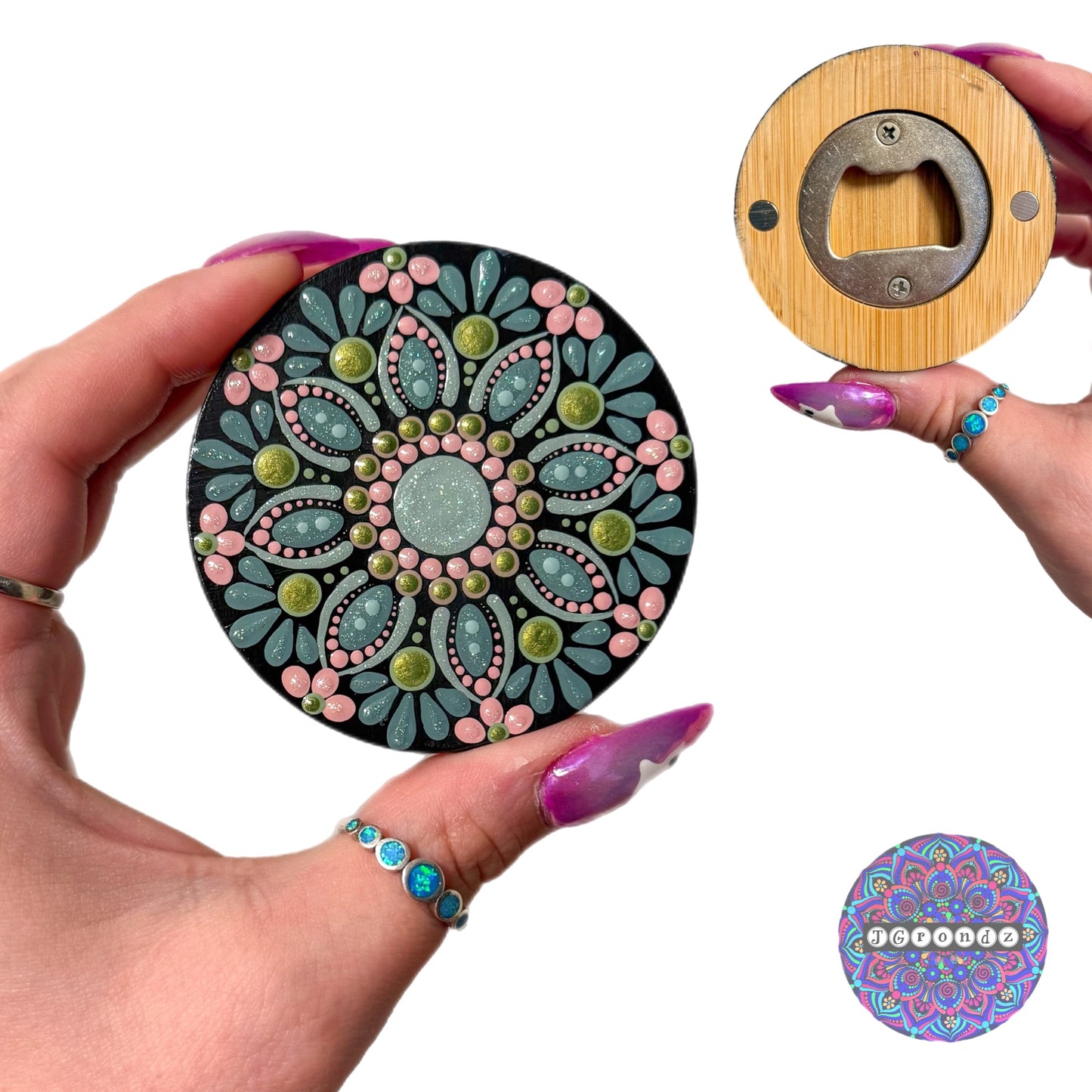 Mandala Magnet Bottle Opener