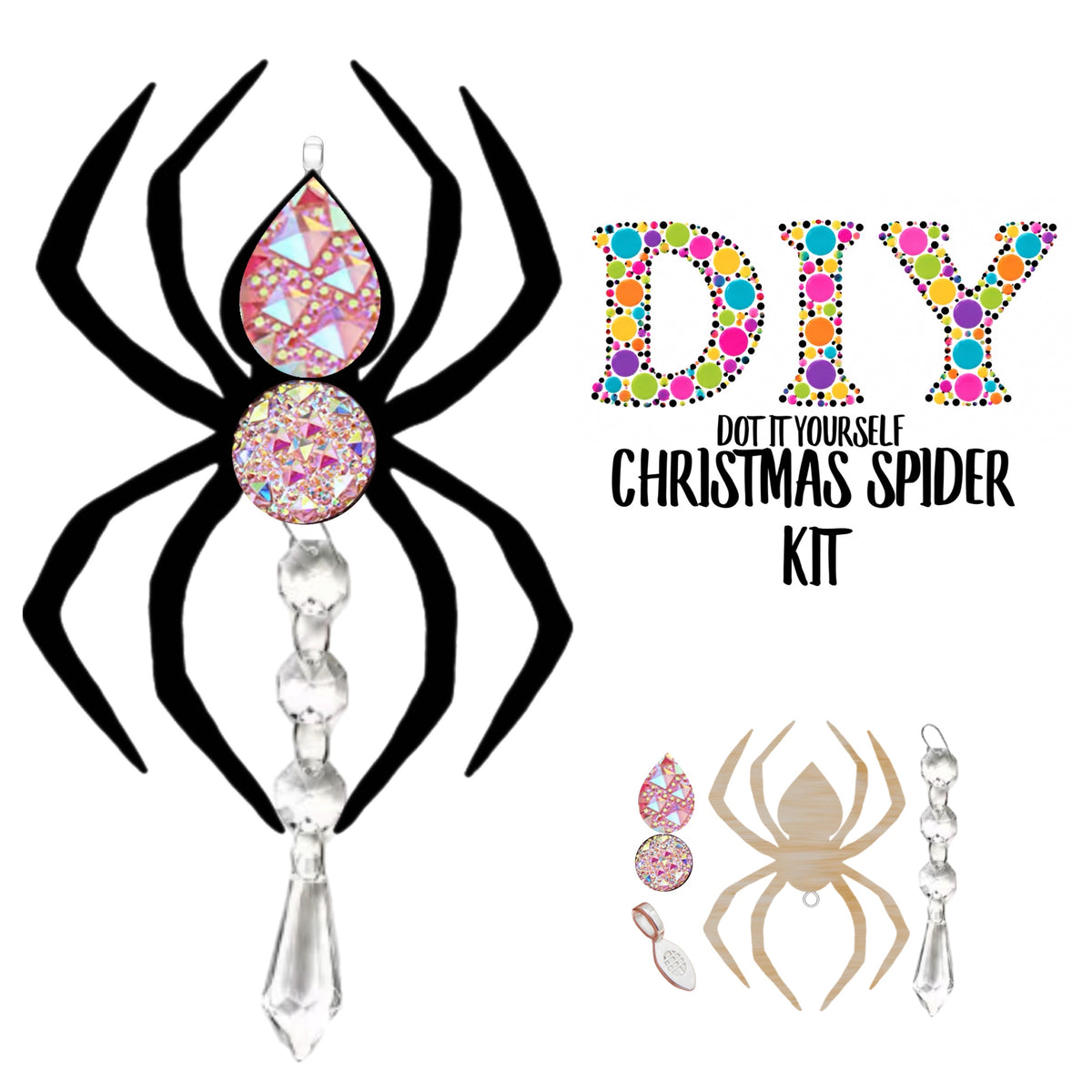DIY Christmas Spider Kit