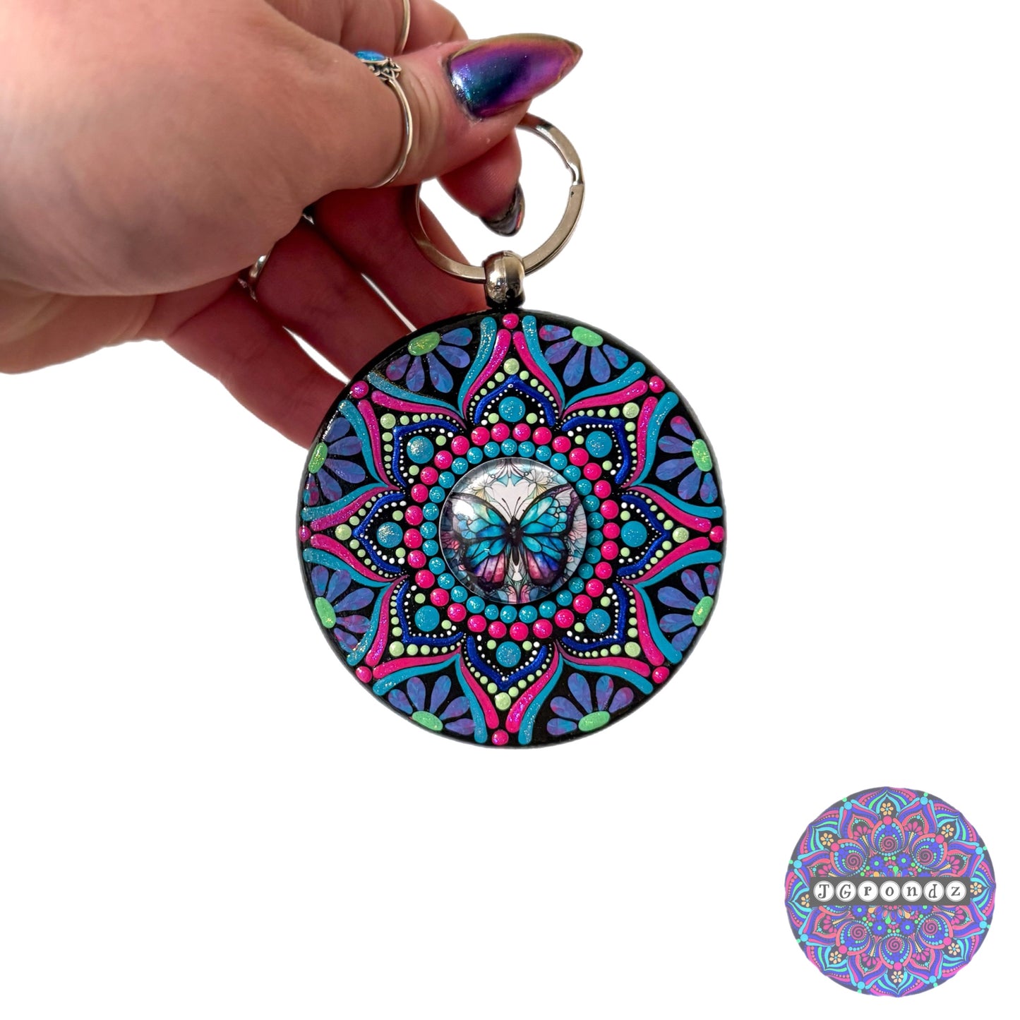 Mandala Purse Pendant 3”