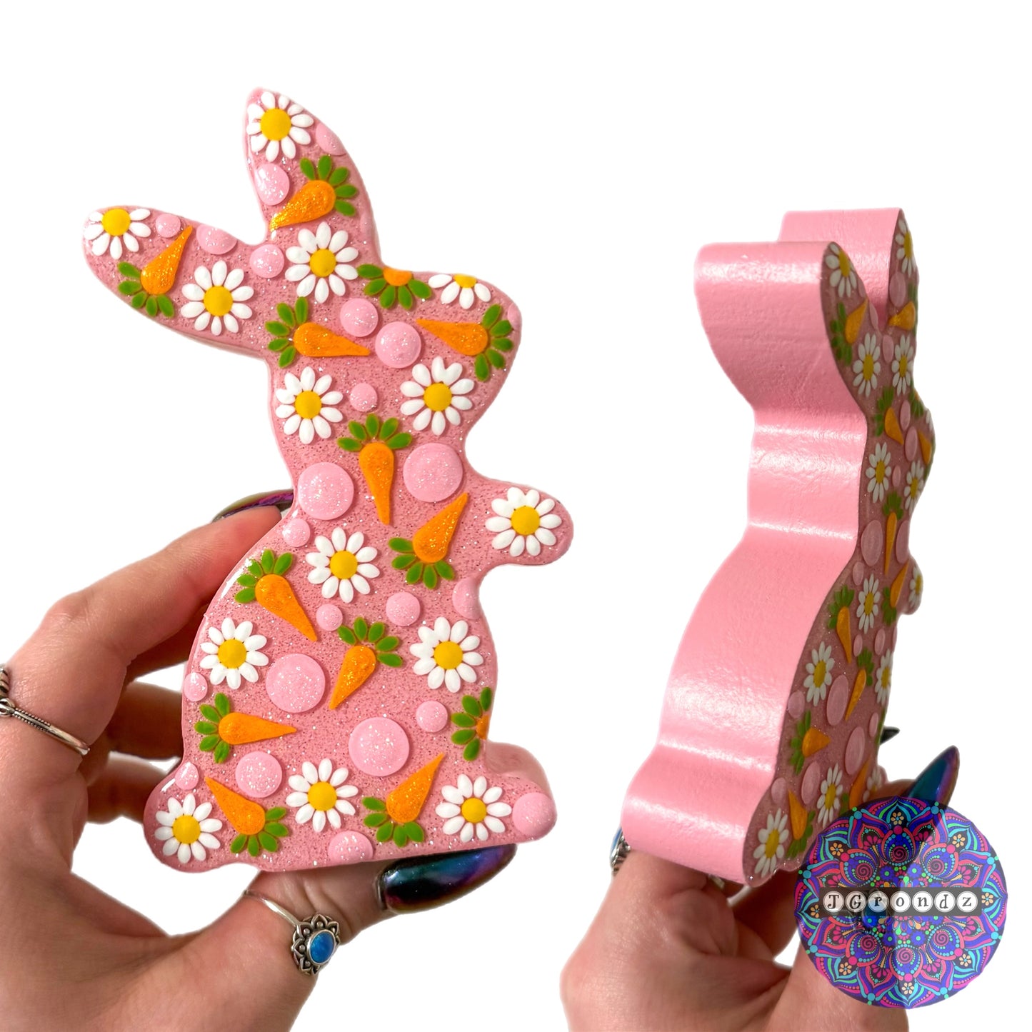 Bunny Tiered Tray / Shelf Decor