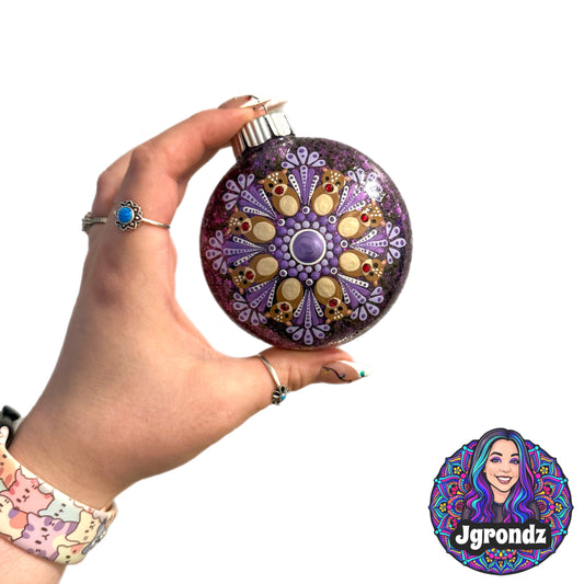 3” Deer Mandala Ornament