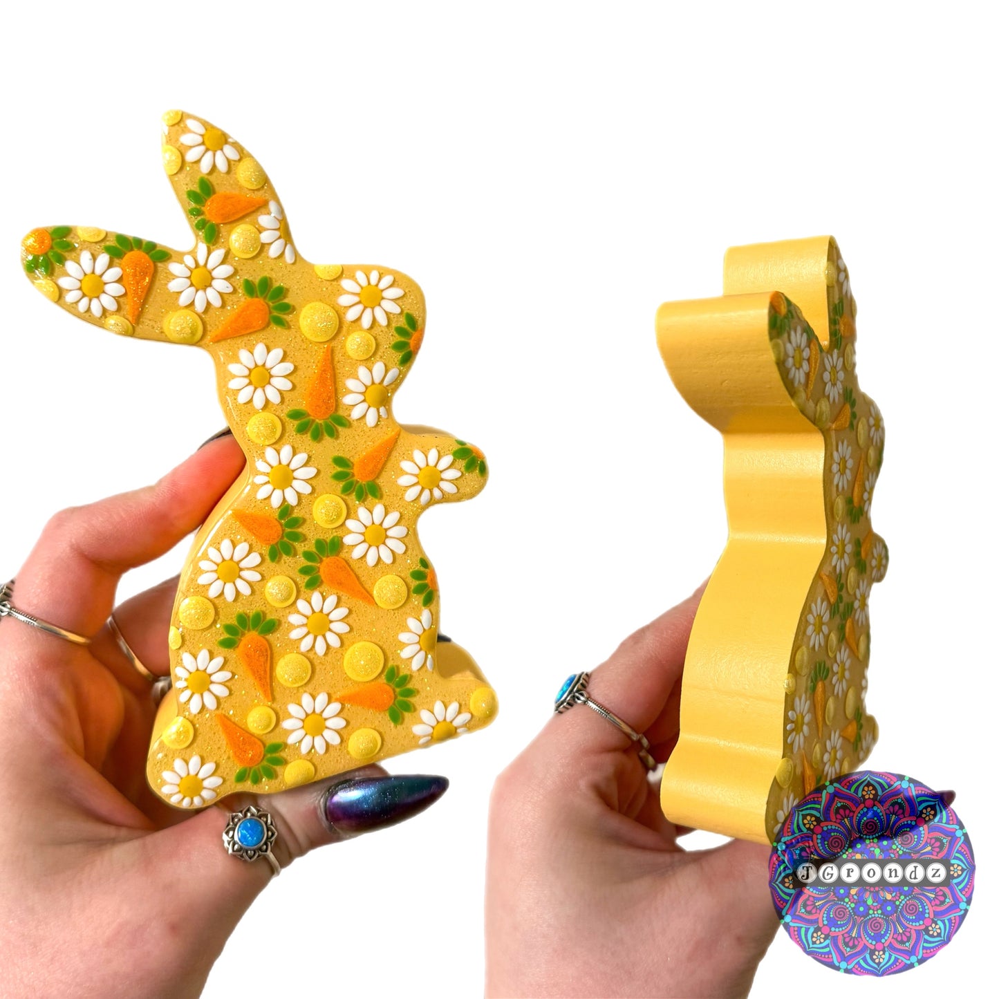 Bunny Tiered Tray / Shelf Decor