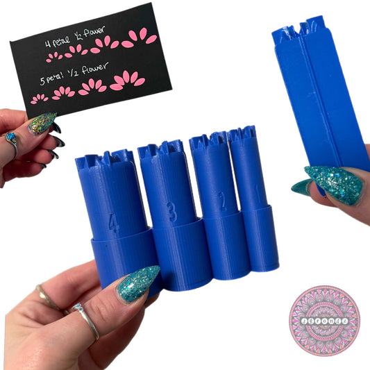 4&5 petal HALF Flower Dotting Tools