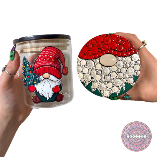 Christmas Gnome Stash Jar