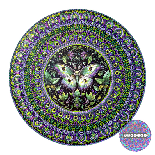 16” Moth Mandala Painting