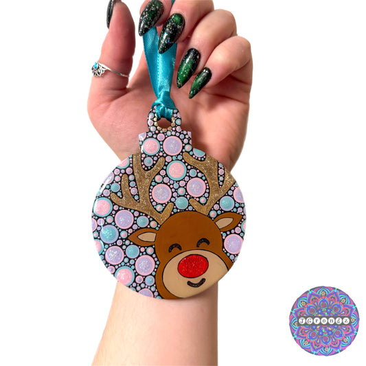 Reindeer 4” Wood Ornament